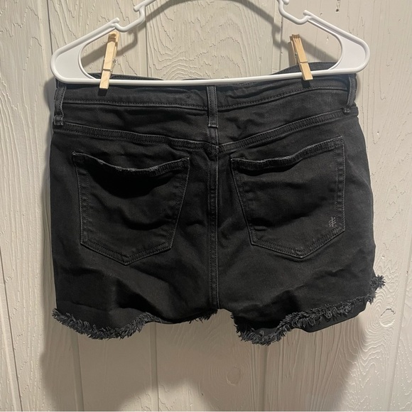Silver Jeans Distressed Black Beau Shorts - Picture 6 of 6